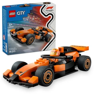 LEGO City 60442 F1 Coureur met McLaren Racewagen