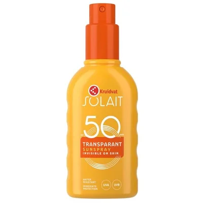 Kruidvat Solait SPF50 Transparant Sunspray