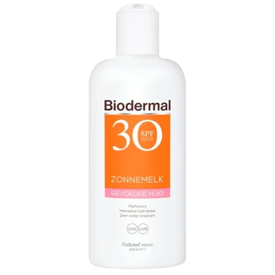 Biodermal Gevoelige Huid SPF30 Zonnemelk