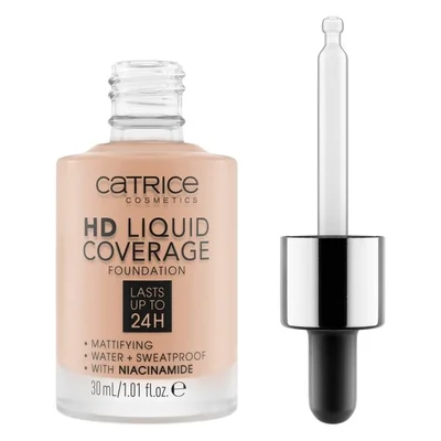 Catrice HD 020 Rose Beige Liquid Coverage Foundation