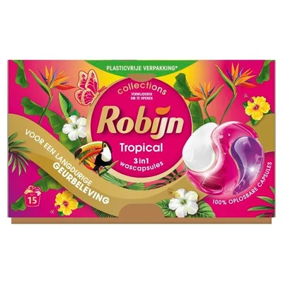 Robijn Tropical 3-in-1 Wascapsules
