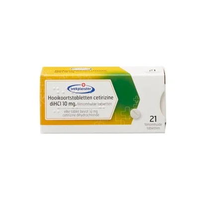 Trekpleister Cetirizine 10Mg Hooikoortstabletten