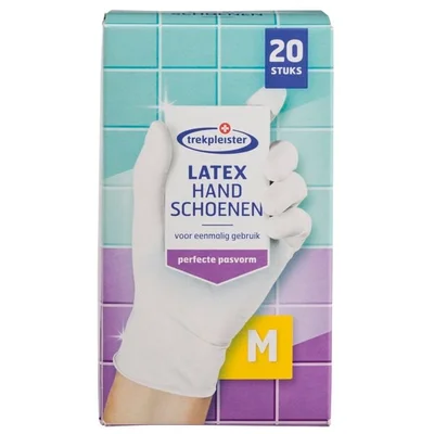 Trekpleister Latex Handschoenen