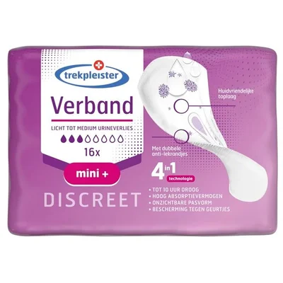 Trekpleister Discreet Mini Plus Incontinentieverband