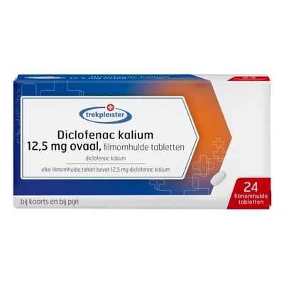 Trekpleister Diclofenac Kalium 12,5mg Tabletten