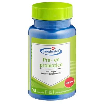 Trekpleister Pre- en Probiotica Capsules