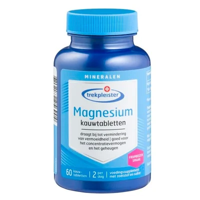 Trekpleister Magnesium Kauwtabletten