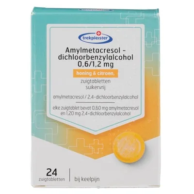 Trekpleister Amylmetacresol Honing & Citroen Zuigtabletten