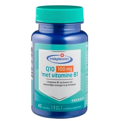 Trekpleister Q10 100 mg met Vitamine B1 Capsules