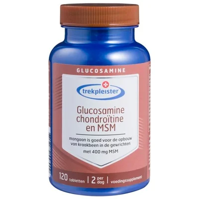 Trekpleister Glucosamine Chondroïtine MSM Tabletten