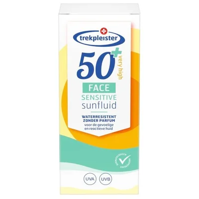 Trekpleister Face SPF50+ Sensitive Sun Fluid