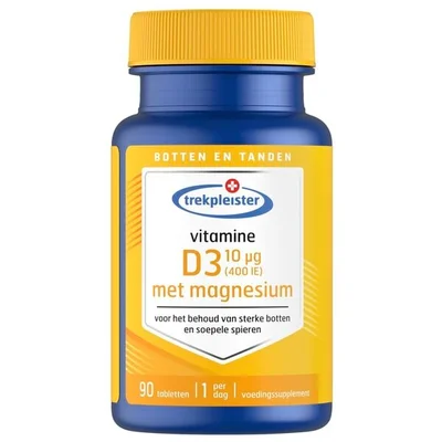 Trekpleister Vitamine D3 met Magnesium Tabletten