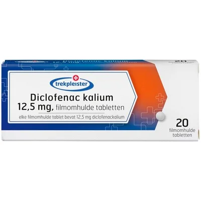 Trekpleister Diclofenac Kalium 12,5mg Filmomhulde Tabletten