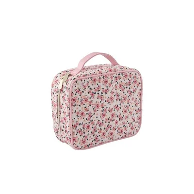 Trekpleister Boxmodel Toilettas met Bloemenprint