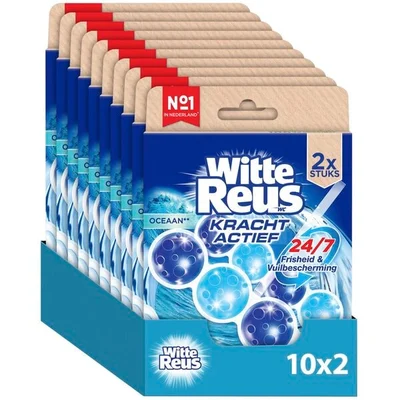 Witte Reus Kracht Actief Oceaan Toiletblok