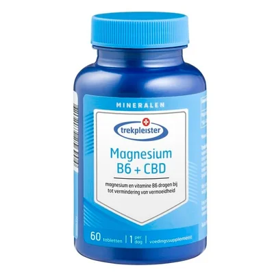 Trekpleister Magnesium B6 + CBD Tabletten