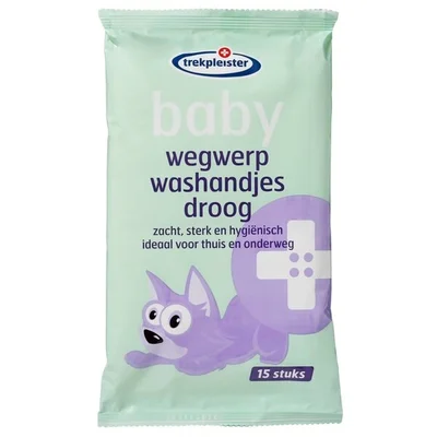 Trekpleister Baby Droge Wegwerpwashandjes