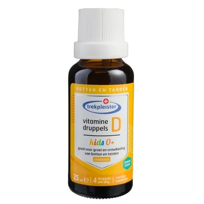 Trekpleister Vitamine D Druppels op Oliebasis