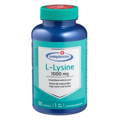 Trekpleister L-Lysine 1000mg Tabletten