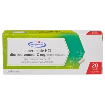 Trekpleister Loperamide HCL 2mg Diarreeremmer Capsules