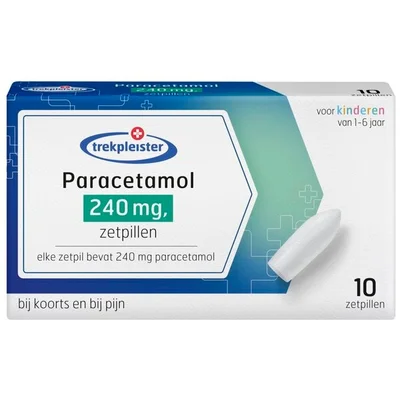 Trekpleister Paracetamol 240 Mg Zetpillen