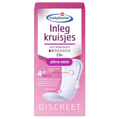 Trekpleister Discreet Ultra Mini Inlegkruisjes