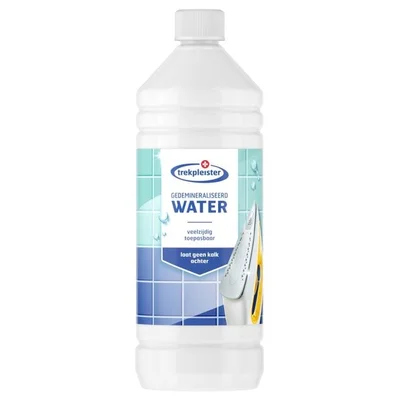 Trekpleister Gedemineraliseerd Water