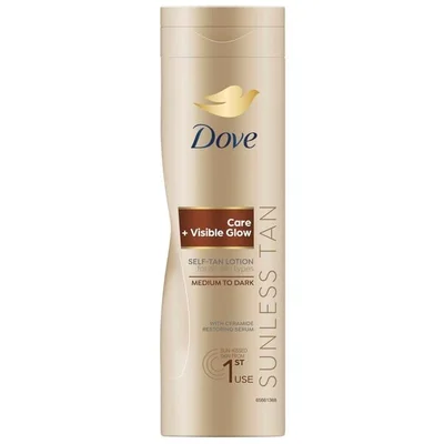 Dove Sunless Tan Medium to Dark Selftan Lotion