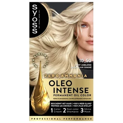 Syoss Oleo Intense 10-50 Licht Asblond Haarkleuring
