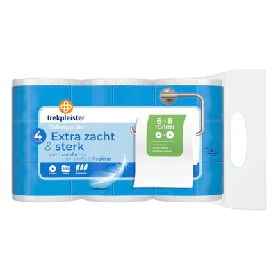 Trekpleister Extra Zacht & Sterk 4-laags Toiletpapier