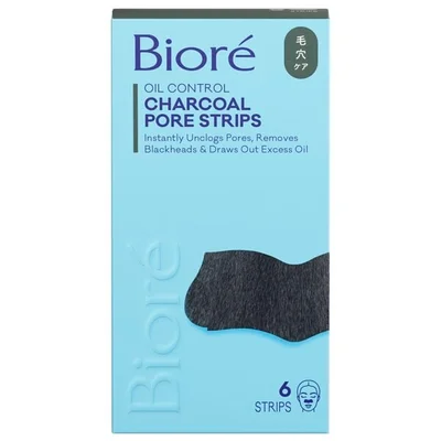 Bioré Diep Reinigende Poriestrips met Houtskool