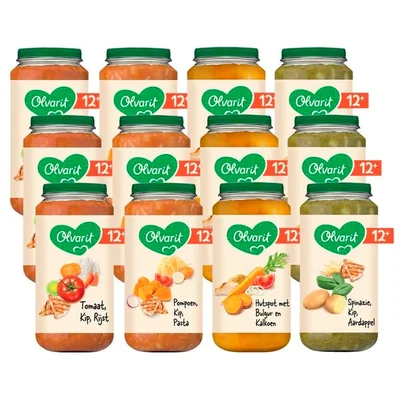 Olvarit 12+M Maaltijd Variatiemenu