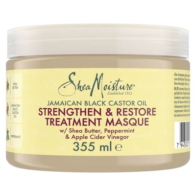 SheaMoisture Jamaican Black Castor Oil Strenghten & Restore Treatement Masker