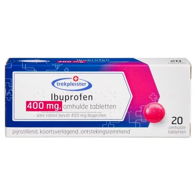 Trekpleister 400mg Ibuprofen Omhulde Tabletten