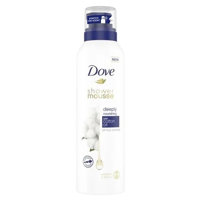 Dove Deeply Nourishing Cotton Oil Shower Mousse