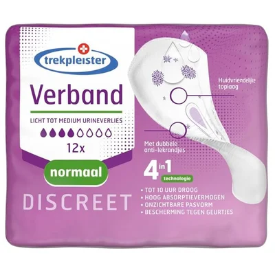 Trekpleister Discreet Normal Incontinentieverband