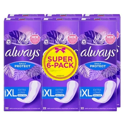 Always Daily Protect Extra Long Inlegkruisjes