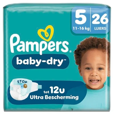 Pampers Baby-Dry Maat 5 Luiers