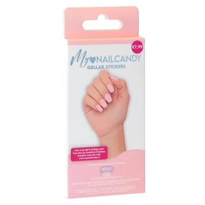 My Nailcandy Baby Pink Gellak Stickers