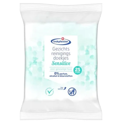 Trekpleister 0% Sensitive Gezichtsreinigingsdoekjes