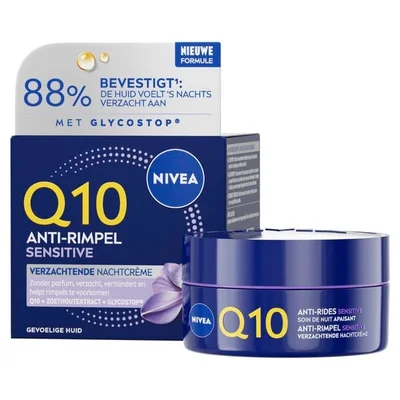 NIVEA Q10 Power Sensitive Anti-Rimpel Nachtcrème