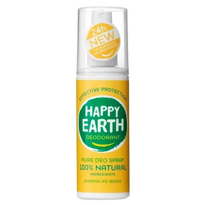 Happy Earth 100% Natural Jasmine Ho Wood Deodorant Spray