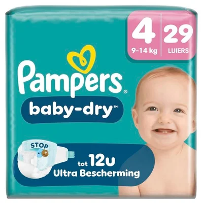 Pampers Baby-Dry Maat 4 Luiers