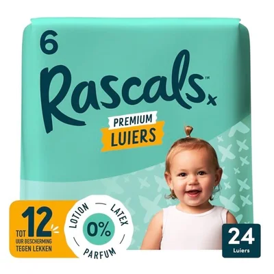 Rascals Maat 6 Premium Luiers