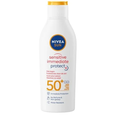NIVEA Sun Sensitive Immediate Protect+ SPF50+ Zonnebrandlotion