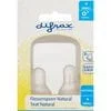 Difrax Flessenspeen Natural Small 0+ Maanden 2 stuks