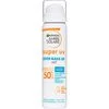 Garnier Ambre Solaire Over Make-up Super UV Mist SPF50 met Glycerine, Vitamine E en Hyaluronzuur 75ml