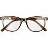Etos Leesbril Glanzend Grijs/Beige +2
