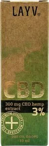 Layv Clean + 300 mg Full Spectrum CBD Olie 10 ML