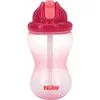 Nûby Flip-It Anti-Lek Rietjesbeker 12+ Maanden Roze 355 ML 